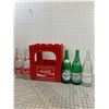 Image 1 : VINTAGE COCA-COLA CRATE AND LARGE GLASS POP BOTTLES