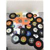 Image 1 : LOT OF 45 RPM RECORDS ELTON JOHN CCR ETC