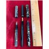 Image 1 : ANTIQUE FOUNTAIN PEN LOT ONE HAS 14 Kt GOLD NIB