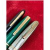 Image 5 : ANTIQUE FOUNTAIN PEN LOT SHEAFFERS WITH 14 KT NIB WATERMAN ETC