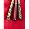Image 5 : ANTIQUE FOUNTAIN PEN LOT EMPIRE WITH 14 KT NIB ETC