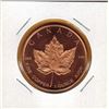 Image 1 : 1 OUNCE COPPER -  .999 FINE - CANADA - MAPLE LEAF