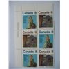 Image 1 : BLOCK OF 6 - MINT 8 CENT STAMPS - LIGHT IN THE WINDOW (1 stamp) VARIETY - 2 BLOCKS