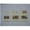 Image 1 : LOT OF 4 CANADIAN WILDLIFE HABITAT CONSERVATION STAMPS on Card  (1988, 93, 95,98)