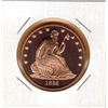 Image 1 : 1 OUNCE COPPER -  .999 FINE - SEATED LIBERTY COIN DESIGN