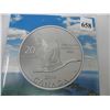 Image 1 : 2014 CANADIAN .9999 SILVER $20 MINT COIN - CANADA GOOSE IN FLIGHT with Folder