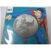 Image 1 : 2015 CANADIAN  .9999 SILVER $20 MINT COIN - SUPERMAN with Folder