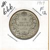 Image 1 : 1919 CANADIAN SILVER 50 CENT COIN