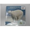 Image 1 : 2014 CANADIAN  .9999 SILVER $50 MINT COIN - POLAR BEAR with Folder