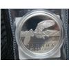 Image 2 : 2014 CANADIAN  .9999 SILVER $50 MINT COIN - SNOWY OWL with Folder