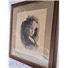 Image 3 : Vintage framed photo portrait of a very young girl.