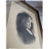 Image 4 : Vintage framed photo portrait of a very young girl.