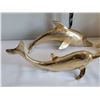 Image 3 : 3 solid brass dolphins.