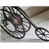 Image 6 : Standing metal Bicycle clock & mirror.