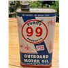 Image 1 : Vintage Purity 99 1 quart can,outboard motor oil.