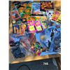 Image 1 : Group of various Halloween party supplies.