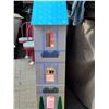 Image 9 : Large Kid Kraft Barbie doll house with elevator. 54” tall, 50” wide & 14” deep.