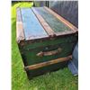 Image 6 : Vintage wooden trunk.