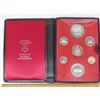 Image 1 : 1973 Double Dollar Specimen Set. Silver Dollar commemorates the Centennial of the RCMP. Housed in it