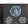 Image 3 : 1976 Double Dollar Specimen Set. Silver Dollar commemorates the Library of Parliament. Housed in its