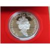 Image 4 : 1999 Year of the Rabbit Lunar $15. Sterling Silver with 24-karat Gold Plating. Proof with Ultra Heav