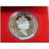 Image 4 : 1999 Year of the Rabbit Lunar $15. Sterling Silver with 24-karat Gold Plating. Proof with Ultra Heav