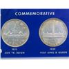 Image 2 : Set of 4 Canadian Commemorative Silver Dollars. Includes 1935 25th Anniversary of George V, 1939 Roy