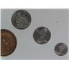 Image 5 : 1870 – 1970 Manitoba Year Set. 6-coin set plus one large Manitoba bronze medal.