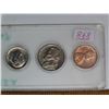 Image 4 : 1967 Philadelphia Mint Set. 5-coin set includes Silver Clad JFK half dollar. Housed in a hard plasti