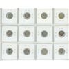 Image 2 : Lot of 12 Canadian Silver 5 Cents. Includes 1891, 1899, 1902, 1907 Narrow Date, 1911, 1912, 1913 Sma
