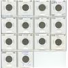 Image 1 : Lot of 14 Canadian George V Nickel 5 Cents 1922 – 1936. Missing only Key Dates 1925 & 1926 Far 6. Co