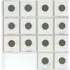Image 2 : Lot of 14 Canadian George V Nickel 5 Cents 1922 – 1936. Missing only Key Dates 1925 & 1926 Far 6. Co