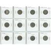 Image 1 : Lot of 12 Canadian George V Silver 10 Cents. Includes 1913, 1919, 1920, 1921, 1928 1929, 1930, 1931,