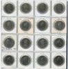 Image 2 : Lot of 16 Canadian Nickel Dollars. Includes 1968, 1969, 1970 Manitoba, 1972, 1973 PEI, 1974 Winnipeg