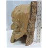 Image 2 : Carved poplar head for yard art