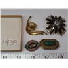 Image 1 : Lot of vintage broaches (4)