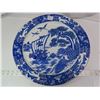 Image 1 : Large blue and white charger, 16”, Japan