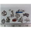 Image 1 : Lot of sterling silver charms (10)
