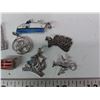 Image 2 : Lot of sterling silver charms (10)