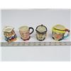 Image 1 : Lot of Toby Mugs (4)