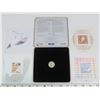 Image 1 : Canada Post Millenium Stamps and Quarter