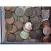 Image 10 : Cigar box with assorted paper money and coins