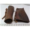 Image 6 : Pair of leather Puttees