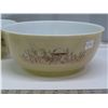 Image 3 : Pyrex Bowl set, 3 bowls, Forest Fancy pattern, 1981-86