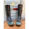 Image 1 : men's size 15 Black Diamond steel toe rubber work boots