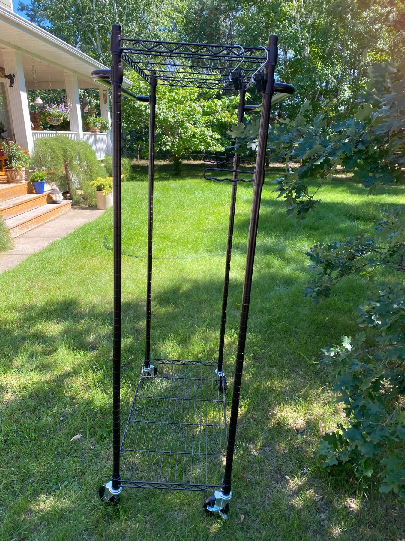 Involute Sidded Rack double sided rolling clothes rack