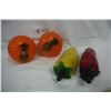 Image 2 : glass Oranges and peppers