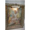 Image 2 : 21 X 17" 3D light brass frame "Jesus" excellent condition