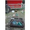 Image 2 : large birdcage c/w accessories 28 X 19 X 18"