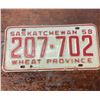 Image 1 : 1958 Saskatchewan license plate